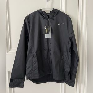 Nike Running Black Windbreaker - size small